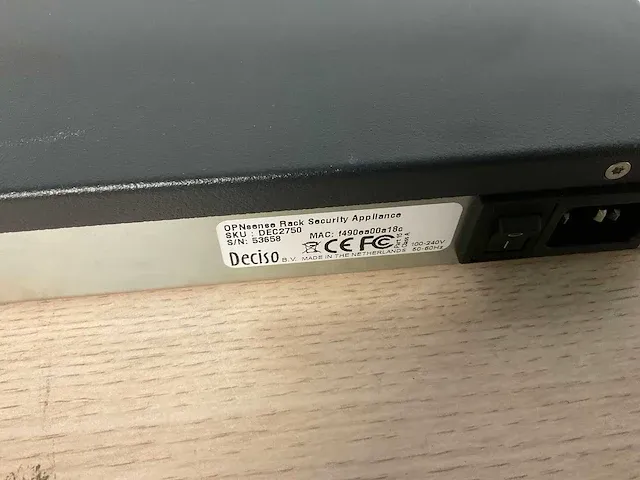 Opnsense dec2750 firewall - afbeelding 4 van  4