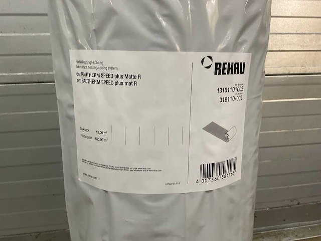 Oppervlakteverwarming/-koeling speed plus mat 15m2 - afbeelding 7 van  7