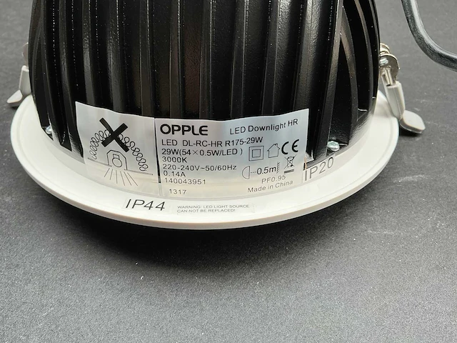 Opple 140043951 led downlight (10x) - afbeelding 3 van  5