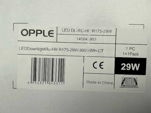 Opple 140043951 led downlight (10x) - afbeelding 5 van  5