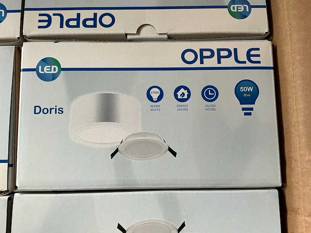 Opple 140044147 led doris 8w (80x) - afbeelding 2 van  4