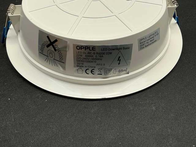 Opple 540001000410 led downlight (100x) - afbeelding 5 van  5