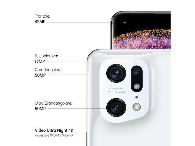 Oppo find x5 pro smartphone ram 12 gb + rom 256 gb ceramic white 6,7 inch - afbeelding 4 van  5