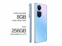 Oppo reno smartphone 5g ai drievoudige camera amoled 5000mah ram 8gb blauw - afbeelding 6 van  6