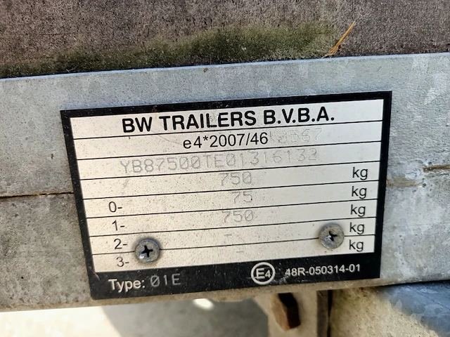 Oprij-aanhangwagen, bw trailer, 01e - afbeelding 19 van  24