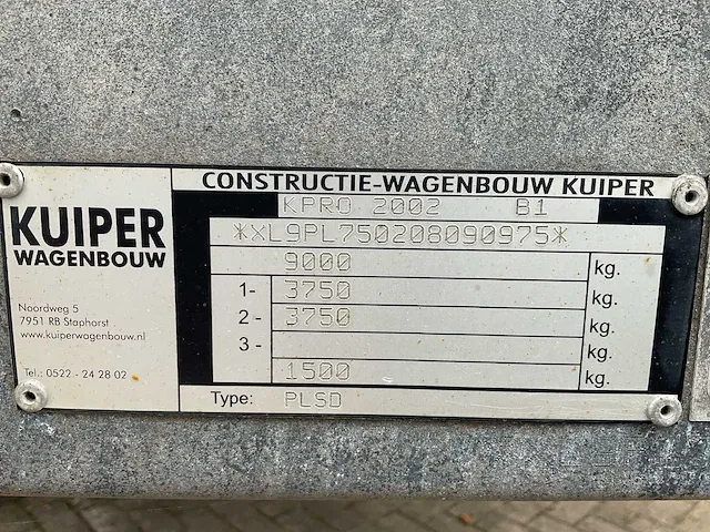 Oprij oplegger met laadkraan - afbeelding 27 van  33