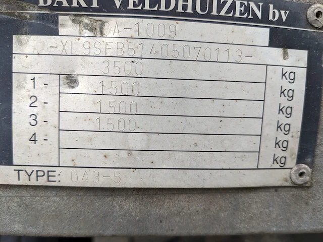 Oprijwagen, baveco, g 43 5, 1995 - afbeelding 15 van  36