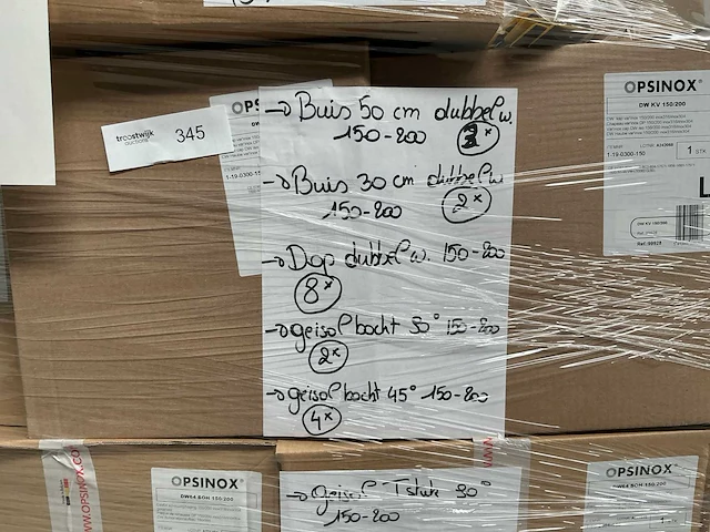 Opsinox buizen, bochten en divers - afbeelding 4 van  5