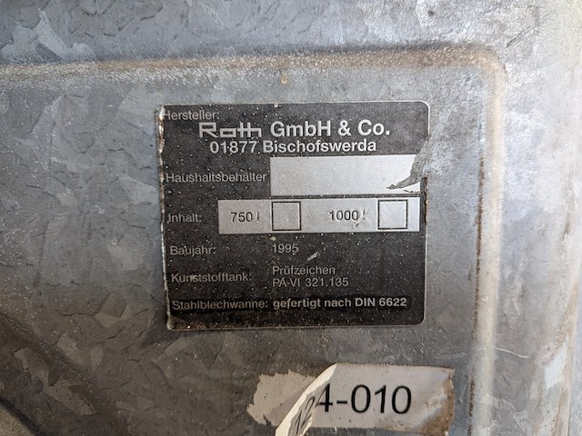 Opslagtank, roth, double-wall tank, 1995 - afbeelding 9 van  9