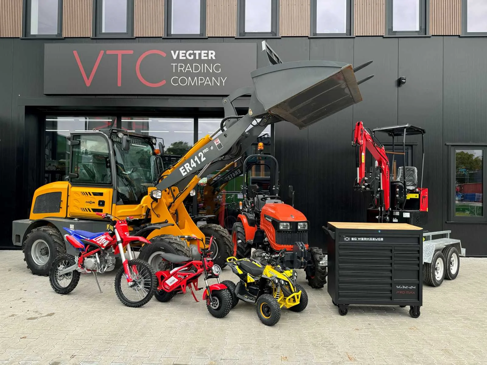 Opslagtenten, tinyhouses, zwembaden, generatoren, gereedschappen en voertuigen