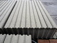 Opsluitbanden van beton -kleur grijs - 6x20x100cm - 104 stuks - afbeelding 3 van  3