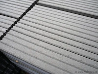 Opsluitbanden van beton -kleur grijs - 6x20x100cm - 208 stuks - afbeelding 2 van  3