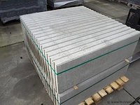 Opsluitbanden van beton -kleur grijs - 6x30x100cm - 72 stuks - afbeelding 1 van  2