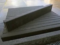 Opsluitbanden van beton -kleur zwart - 6x15x100cm - 26 stuks - afbeelding 2 van  2