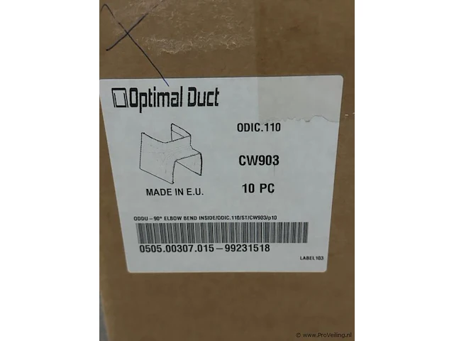 Optimal duct odic.110 cw903 - afbeelding 2 van  3