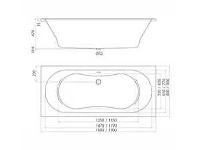 Optimo 180x80 duo bad (4x) - afbeelding 3 van  3