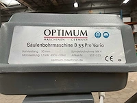 Optimum b33 pro vario kolomboormachine - afbeelding 5 van  6