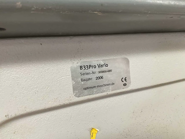 Optimum b33 pro vario kolomboormachine - afbeelding 6 van  6