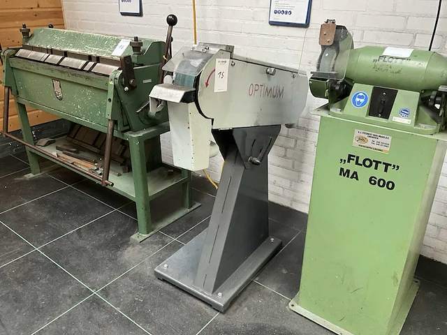 Optimum bsm 75 stationaire bandschuurmachine - afbeelding 2 van  6