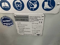 Optimum bsm 75 stationaire bandschuurmachine - afbeelding 6 van  6