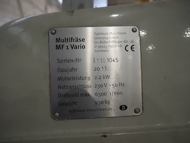 Optimum maschinen - afbeelding 8 van  16