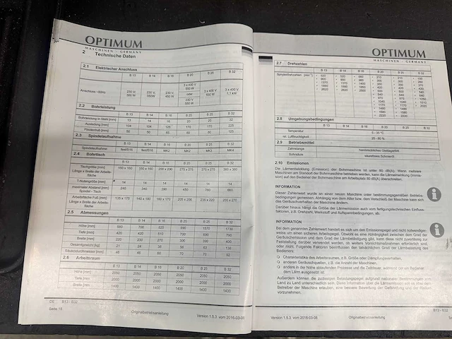 Optimun - 2019 - opti drill b20 - tafelboormachine - afbeelding 8 van  8