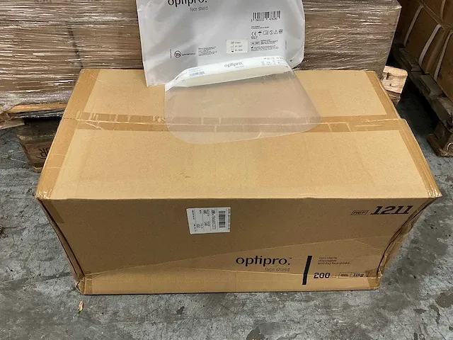 Optipro - gelaatsscherm (1800x) - afbeelding 1 van  4
