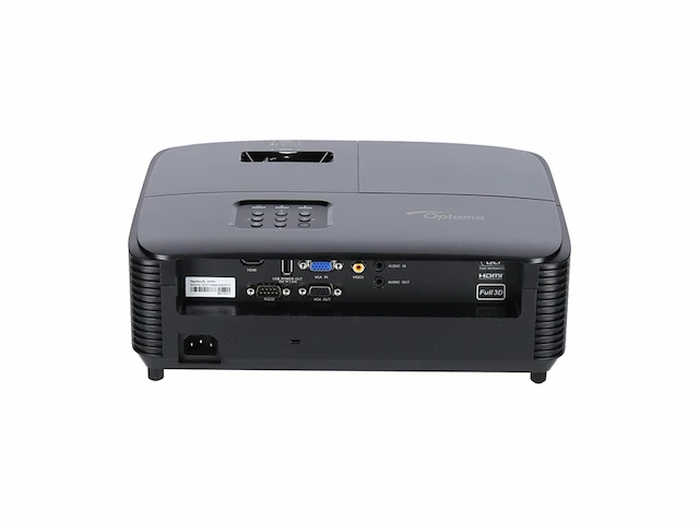 Optoma h185x projector 3700 lm zwart - afbeelding 4 van  4