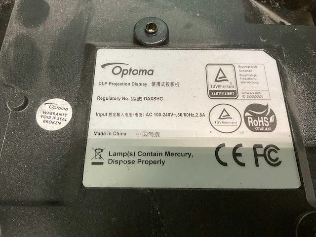 Optoma projector - afbeelding 6 van  6