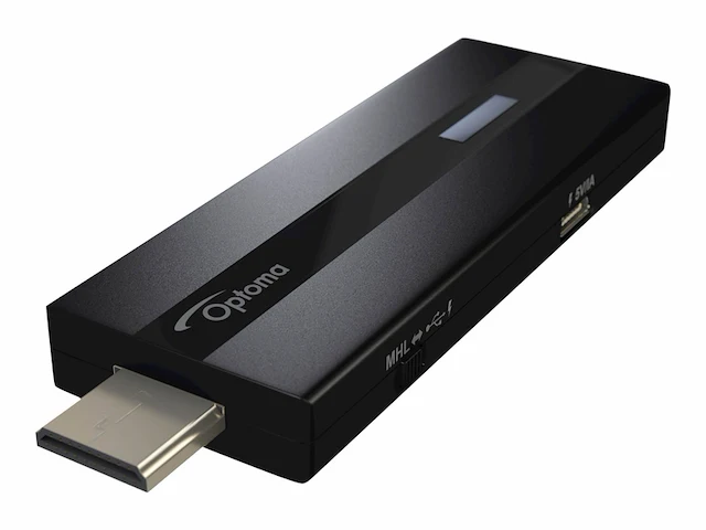 Optoma uhd cast pro h1ax00000113 netwerkmedia streaming-adapterzwart - afbeelding 3 van  4