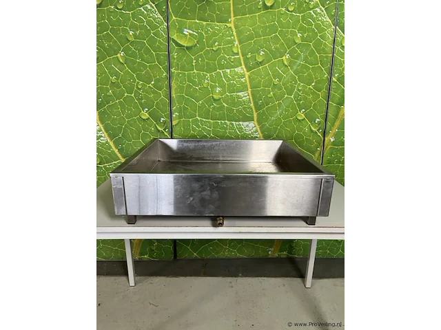 Opvangbak, rvs - 72x60x20cm - afbeelding 1 van  4