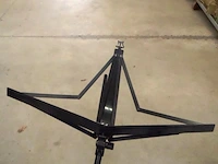 Opvouwbare metalen muziek standaard - afbeelding 4 van  4