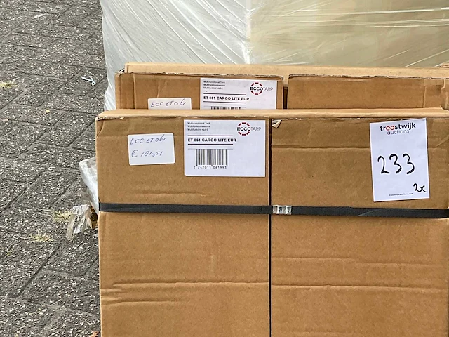 Opvouwbare opvangbak - eccotarp et 061 cargo lite eur decontaminatiebak (2x) - afbeelding 3 van  3