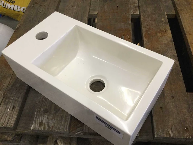 Opzet wastafel 39z21 cm. - afbeelding 2 van  4