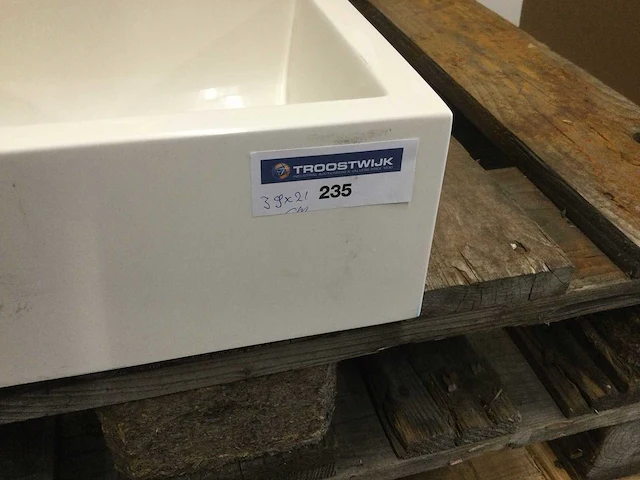 Opzet wastafel 39z21 cm. - afbeelding 4 van  4