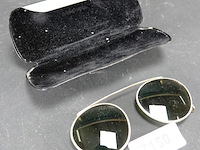 Opzet zonnebril montuur in ijzeren doosje - afbeelding 1 van  3