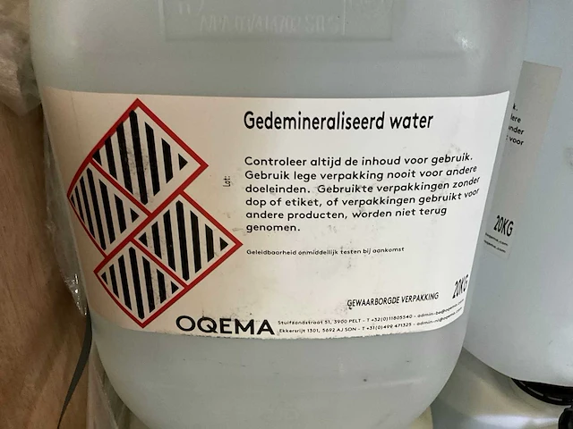 Oquma gedemineraliseerd water (26x) - afbeelding 3 van  3