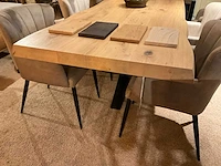 Oradea eiken eetkamertafel - afbeelding 2 van  8