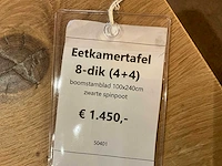 Oradea eiken eetkamertafel - afbeelding 8 van  8