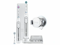 Oral b genius 8900 elektrische tandenborstel duoverpakking wit - afbeelding 1 van  4