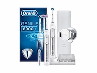 Oral b genius 8900 elektrische tandenborstel duoverpakking wit - afbeelding 2 van  4