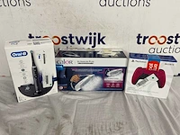 Oral-b io 9n elektrische tandenborstel - zwart + sony ps5 dualsense draadloze controller - cosmic red + calor ultragliss plus fv6812c0 - stoomstrijkijzer - afbeelding 2 van  2