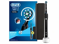 Oral b pro 2 2500 elektrische tandenborstel zwart - afbeelding 1 van  5