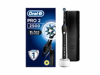 Oral b pro 2 2500n elektrische tandenborstel zwart/wit - afbeelding 1 van  2