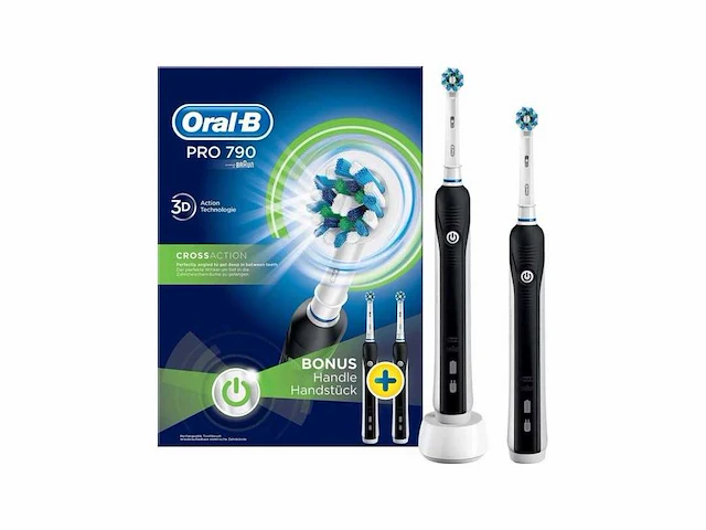 Oral-b pro 790 - elektrische tandenborstel - zwart + extra body - afbeelding 1 van  2