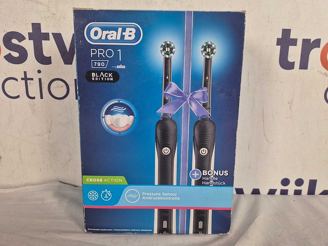 Oral-b pro 790 - elektrische tandenborstel - zwart + extra body - afbeelding 2 van  2