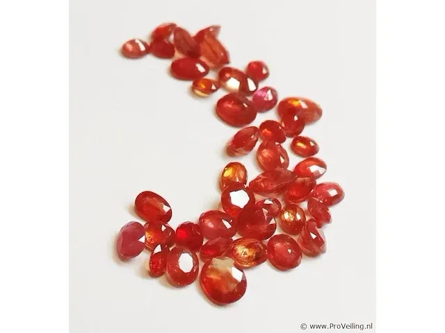 Orange sapphire 30.14ct gra certified - afbeelding 4 van  8