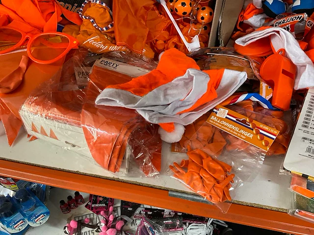 Oranje feestartikelen - afbeelding 9 van  10