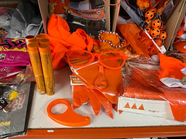 Oranje feestartikelen - afbeelding 10 van  10