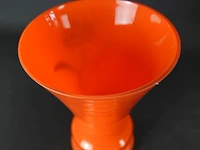 Oranje gekleurde herdenkingsvaas 1933 - afbeelding 4 van  5